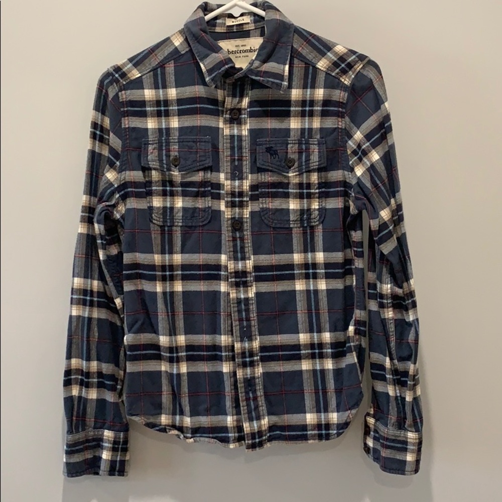 Abercrombie kids L button down shirt
